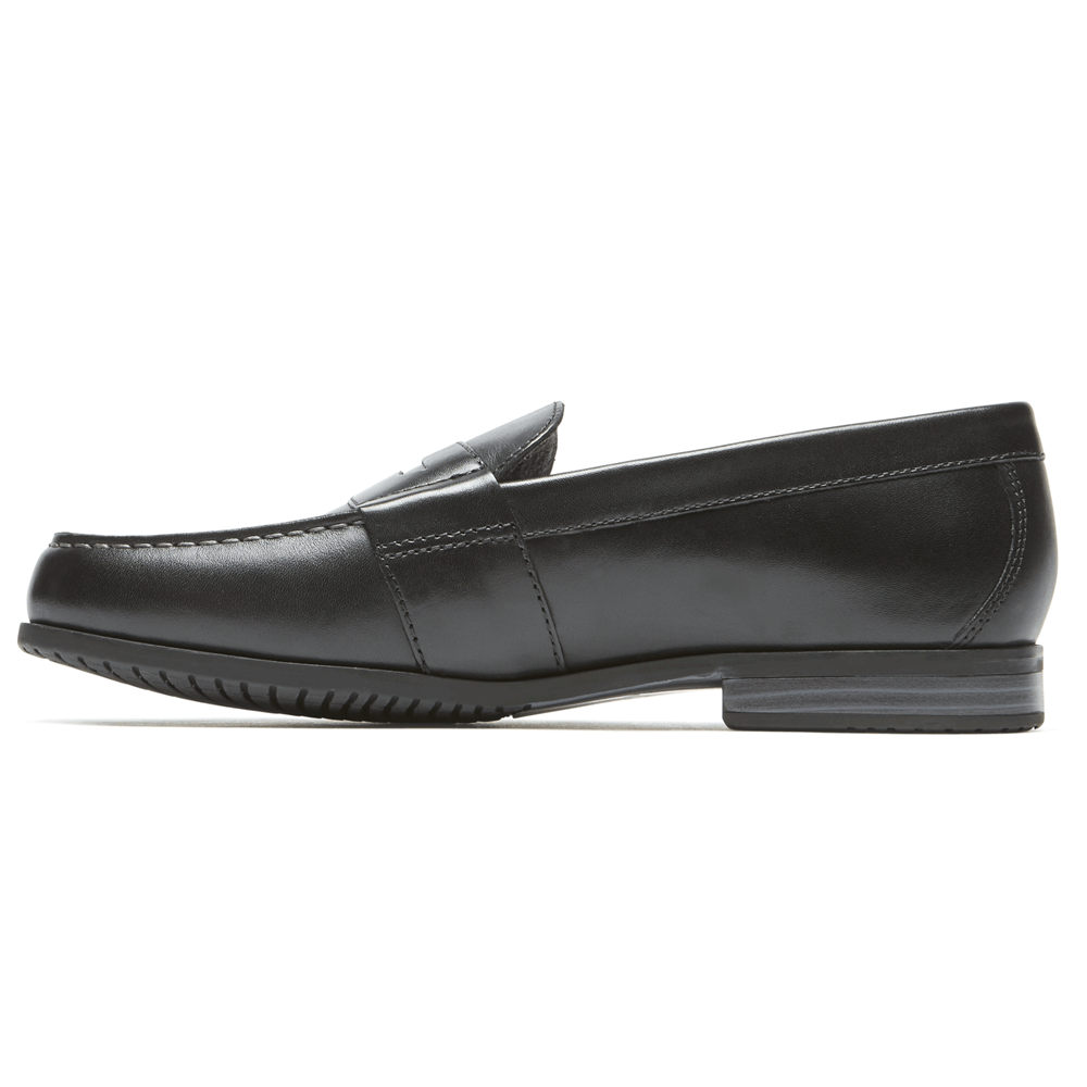 Mocasines Rockport Hombre Mexico - Classic Lite 2 Penny Negros - WRYAM5629